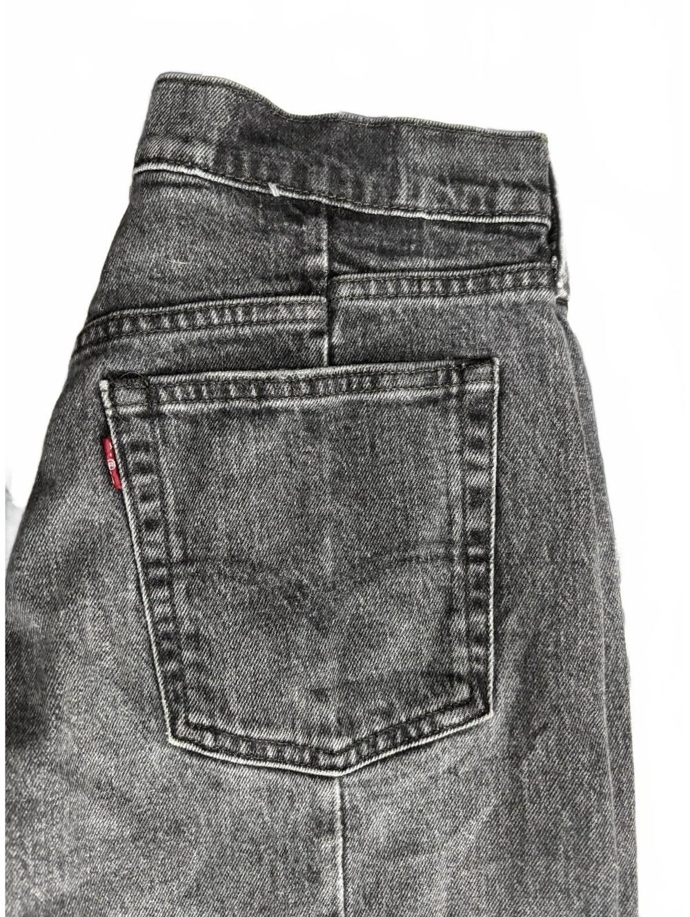 Levi's Altered 501 Skinny Fit Black Jeans Size 27x30